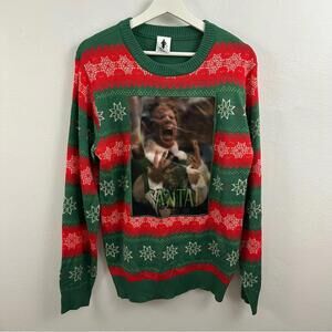 Elf Men’s Ugly Christmas Sweater Size S